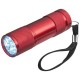 Taschenlampe mit 3 Batterien in einer Box - rot