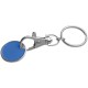 Schlüsselanhänger mit Einkaufschip - blau