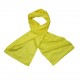 Schal, Polyester Twill, uni, ca. 27x150 cm - gelb