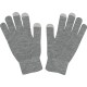 Handschuhe mit Touchfingern, silbergrau, Ansicht 2