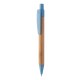 Bambus-Kugelschreiber Boothic-blau