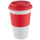 Coffee-To-Go-Becher Soft Touch - rot