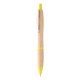Bambus-Kugelschreiber Coldery-gelb
