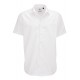 Poplin Shirt Smart Short Sleeve / Men - White