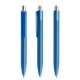 prodir DS4 PMM Push Kugelschreiber - True Blue-Silber poliert