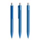 prodir DS4 PMM Push Kugelschreiber - True Blue-Silber satiniert