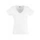 Lady-Fit Valueweight V-Neck T - White
