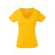 Lady-Fit Valueweight V-Neck T - Sunflower