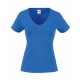 Lady-Fit Valueweight V-Neck T - Royal Blue