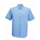 Men´s Short Sleeve Poplin Shirt - Mid Blue