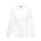 Lady-Fit Long Sleeve Oxford Blouse - White