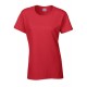 Heavy Cotton Ladies T-Shirt - Red
