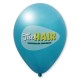 Luftballons mit High Quality Precision Print-Türkisblau