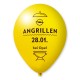 Luftballons mit Quality Print-Dunkelgelb