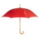 Regenschirm mit Holzgriff CALA - rot