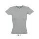 Ladies T-Shirt Miss - Grey Melange