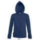 Women Hooded Zipped Jacket Seven - French Navy