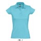 Womens Polo Shirt Prescott - Atoll Blue