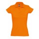 Womens Polo Shirt Prescott - Orange