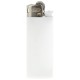 BIC® Styl'it Luxury Lighter Case Opaque White Body / White Base / White Fork / Chrome Hood