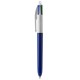 BIC® 4 Colours Kugelschreiber, weiß/marineblau