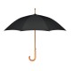 Regenschirm CUMULI RPET - schwarz