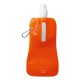 Faltbare Wasserflasche GATES - transparent orange