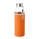 Trinkflasche Glas 500 ml UTAH GLASS - orange