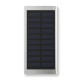 Solar Powerbank 8000 mAh SOLAR POWERFLAT - silber matt