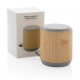 Bambus und Stoff 3W Wireless Speaker, braun, Ansicht 4
