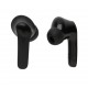 TWS Ohrhörer aus RCS Standard recyceltem Kunststoff, schwarz