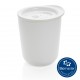 Antimikrobieller Kaffeebecher im klassischen Design, weiß