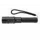Gear X wiederaufladbare USB Taschenlampe, schwarz