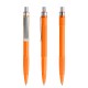 prodir QS30 Soft Touch PRS Push Kugelschreiber - Orange-Silber satiniert