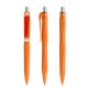 prodir QS20 Soft Touch PRT Push Kugelschreiber - Orange-Silber satiniert