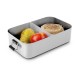 ROMINOX® Lunchbox // Quadra Silber XL, Ansicht 2