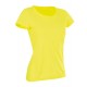 Women T-Shirt Active Cotton Touch - Cyber Yellow