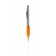 Kugelschreiber Malaga, silber/orange