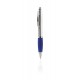 Kugelschreiber Malaga, silber/blau