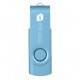 Rotate Metallic 2 GB USB-Stick - blau