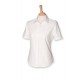 Ladies Classic Short Sleeved Oxford Shirt - White