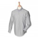 Classic Long Sleeved Oxford Shirt - Light Grey (Solid)