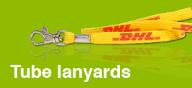 Tube-Lanyards met logo