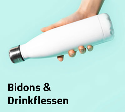 Bidons & Drinkflessen met logo bedrukken